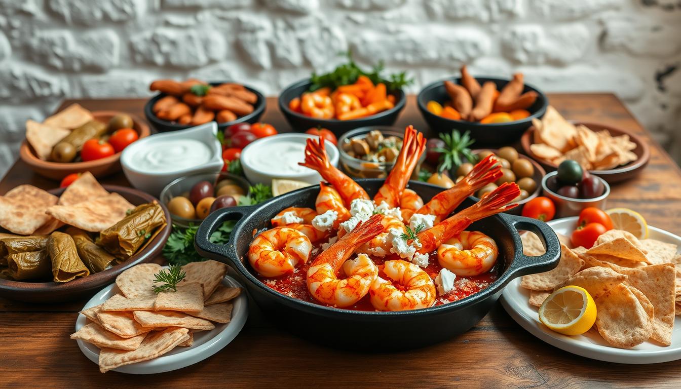 Shrimp Saganaki
greek shrimp saganaki
shrimp saganaki recipe
What is the meaning of Saganaki?
What type of food is Saganaki?
What does Saganaki taste like?
What wine goes with shrimp Saganaki?
Is saganaki healthy?
What animal does saganaki come from?
Can you eat saganaki raw?
Why do they say Opa with saganaki?
What is the meaning of Peperoncini?
What is the meaning of Oorlog?
Who invented saganaki?
greek shrimp saganaki	
shrimp saganaki recipe
saganaki shrimp
shrimp saganaki greek recipe
recipe for shrimp saganaki
saganaki shrimps recipe
recipe shrimp saganaki
shrimp saganaki near me	Transactional	
What is the most popular cheese in Greece?
What nationality is saganaki?
What is similar to saganaki?
What is the squeaky Greek cheese?
Does Greek food taste good?
How many calories are in shrimp saganaki?
What alcoholic drink goes with shrimp?
What is a substitute for ouzo in saganaki?
What is shrimp Saganaki, and what are its nutritional benefits and best wine pairings?
saganaki shrimp
shrimp saganaki greek recipe
how to make shrimp saganaki
what is saganaki shrimp
what is shrimp saganaki
what to serve with shrimp saganaki
how to cook shrimp saganaki
