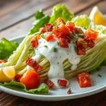 wedge salad What is a wedge salad made of? Why are wedge salads so expensive? How are you supposed to eat a wedge salad? Why is a wedge salad good? how to clean lettuce for wedge salad wedge salad ingredients what is a wedge salad wedge salad near me