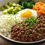 Ground Beef Bowl Simple ground beef bowl Ground beef rice bowl Mexican Ground beef bowl recipes Chinese ground beef bowl Ground beef recipes Ground beef bowl with rice Beef rice bowl recipes Beef rice bowl Japanese ground beef rice bowl ground beef bowl recipes korean ground beef bowl ground beef and rice bowl