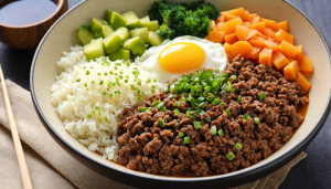 Ground Beef Bowl Simple ground beef bowl Ground beef rice bowl Mexican Ground beef bowl recipes Chinese ground beef bowl Ground beef recipes Ground beef bowl with rice Beef rice bowl recipes Beef rice bowl Japanese ground beef rice bowl ground beef bowl recipes korean ground beef bowl ground beef and rice bowl