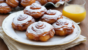 Classic Zeppole with a Twist  Golden, crispy Italian-style doughnuts, lightly dusted with powdered sugar and a hint of lemon zest, perfect for dessert or a sweet snack. Ingredients: 1 cup water  1/2 cup unsalted butter  1/4 tsp salt  1 cup all-purpose flour  4 large eggs  2 tsp lemon zest  Powdered sugar, for dusting  Oil for frying (vegetable or canola)  Directions: In a medium saucepan, combine water, butter, and salt. Heat until the butter melts and the mixture boils. Lower the heat and add the flour all at once. Stir vigorously with a wooden spoon until the dough forms a ball and pulls away from the sides of the pan. Remove from heat and let cool for 5 minutes. Beat in eggs one at a time, ensuring each egg is fully incorporated before adding the next. Add lemon zest and mix until smooth. Heat oil in a deep pot to 375°F (190°C). Drop tablespoon-sized balls of dough into the oil, frying in small batches to avoid overcrowding. Fry until zeppole are golden brown and puffed up, about 3-4 minutes. Remove with a slotted spoon and drain on paper towels. Dust with powdered sugar before serving. Prep Time: 10 minutes | Cooking Time: 20 minutes | Total Time: 30 minutes | Kcal: ~120 per zeppola | Servings: 12 Traditional Zeppole Recipe: A Taste of Italian Heritage Zeppole, a beloved Italian pastry, is a deep-fried treat that holds a special place in Italian culinary traditions. Known for its light and airy texture, Zeppole is often enjoyed during holidays, festivals, and family gatherings. Whether you're celebrating Saint Joseph's Day or simply indulging in a delicious dessert, learning how to make an authentic Zeppole recipe will allow you to recreate this iconic Italian delicacy at home. In this article, we’ll guide you step-by-step through the process of making perfect Zeppole, offering tips to ensure your pastry turns out light, fluffy, and irresistible. What Are Zeppole? Zeppole are Italian doughnuts that are typically fried and dusted with powdered sugar. They come in many variations, depending on the region in Italy. Some Zeppole are filled with custard or ricotta cheese, while others may be topped with cherries or sweet creams. Zeppole are traditionally prepared to celebrate Saint Joseph’s Day, but their popularity spans all year round, especially during festivals and special occasions. The dough is made from a choux pastry, giving it a delicate and light texture once fried. Ingredients for Authentic Zeppole To make authentic Zeppole, you'll need the following ingredients: For the Dough: 1 cup (240ml) water 1/2 cup (115g) unsalted butter 1 tablespoon sugar 1/4 teaspoon salt 1 cup (125g) all-purpose flour 4 large eggs Vegetable oil for frying (such as canola or sunflower oil) For the Filling (Optional): 1 cup (240ml) pastry cream (custard) 1/4 cup (60g) candied cherries or a few chocolate chips (optional, for decoration) For Topping: Powdered sugar for dusting Step-by-Step Instructions to Make Zeppole 1. Prepare the Dough To begin making your Zeppole, combine water, butter, sugar, and salt in a medium saucepan over medium heat. Stir the mixture and wait for the butter to melt completely, then bring the mixture to a gentle boil. Once it starts boiling, remove the pan from the heat. Add the flour all at once to the hot liquid. Stir vigorously with a wooden spoon or silicone spatula until the dough pulls away from the sides of the pan and forms a smooth ball. This step is essential to ensure the dough is correctly formed. 2. Add the Eggs Once the dough has cooled slightly, begin adding the eggs one at a time. Beat each egg into the dough until it is fully incorporated before adding the next egg. This process will ensure a smooth, thick, and slightly glossy batter. You may find the dough to be quite sticky, which is normal. 3. Heat the Oil While the dough rests, heat the vegetable oil in a deep-fryer or large, heavy-bottomed pot to 350°F (175°C). The oil should be deep enough to fully submerge the Zeppole, ensuring an even fry. 4. Fry the Zeppole Using a pastry bag fitted with a large star tip, pipe the dough into the hot oil in circular shapes or into donut-like rings, leaving a bit of space between each one. You can also form the dough by spooning small mounds directly into the oil. Fry the Zeppole in batches, being careful not to overcrowd the pan. Fry each piece for about 3–4 minutes on each side or until golden brown and puffed up. Use a slotted spoon to transfer the Zeppole to a paper towel-lined plate to drain excess oil. 5. Fill and Decorate (Optional) Once the Zeppole are cooled to room temperature, you can fill them with pastry cream for an extra touch of indulgence. Simply pipe the cream into the center of each Zeppole. Alternatively, you can fill them with sweetened ricotta cheese or even add a few chocolate chips. Top each Zeppole with a dusting of powdered sugar and, if desired, a candied cherry or chocolate garnish for added decoration. Tips for Perfect Zeppole Frying Temperature: It’s crucial to maintain the oil temperature at 350°F (175°C) while frying. If the oil is too hot, the Zeppole will brown too quickly on the outside while remaining raw inside. If the oil is too cool, the dough will absorb too much oil, resulting in greasy pastries. Pipe with Precision: When piping the dough, aim for uniform rings or mounds to ensure even frying. The dough will expand during cooking, so make sure not to pipe them too large. Let the Dough Rest: Allow the dough to rest for a few minutes before frying, as this helps prevent the Zeppole from being too heavy or dense. Pastry Cream Variations: For a twist on the classic recipe, try using different flavored pastry creams, such as chocolate or vanilla bean. Alternatively, ricotta-based fillings provide a lighter, less sweet filling option. Why Zeppole Are So Special Zeppole are not just a treat; they are a part of Italian culture. The tradition of making Zeppole dates back to the 16th century, originating in Southern Italy. In Naples, Zeppole are associated with Saint Joseph’s Day (La Festa di San Giuseppe), which celebrates Father’s Day in Italy. The combination of delicate choux pastry and sweet fillings makes Zeppole a comforting and celebratory dessert that brings people together. Whether you’re making them for a special occasion or simply to enjoy with family and friends, Zeppole are sure to impress with their light texture and rich flavor. By following this authentic Zeppole recipe, you’ll be able to recreate a traditional Italian dessert right in your kitchen. FAQ's What is pizza crust called in Italian? Pizza crust is called “crosta” in Italian. Can I substitute bread dough for pizza dough? Yes, bread dough can be substituted, but pizza dough is typically softer and more elastic, creating a different texture. What does cannoli mean in Italian? "Cannoli" means “little tubes” in Italian, referring to the tubular shape of this pastry. What does umami mean in Italian? While umami is a Japanese word describing a savory flavor, Italians might use terms like “saporito” (savory) or “gustoso” (tasty). What is shrove in Italian? “Shrove” (as in Shrove Tuesday) translates to “martedì grasso” in Italian, meaning “Fat Tuesday. Conclusion Making authentic Zeppole is a rewarding experience that brings the taste of Italy to your home. With this recipe and the tips provided, you can master the art of crafting these delicious pastries and delight your guests with a sweet, light, and flavorful treat. From the dough to the filling, every step is an opportunity to enjoy a piece of Italian culinary tradition. So, gather your ingredients and start frying—your perfect Zeppole are just a few steps away! Link source: Anchor Text: History and Origins of Zeppole Link: https://www.finedininglovers.com/explore/articles/what-are-zeppole-history-and-recipe-italian-dessert Description: This article delves into the history and origins of zeppole, providing insights into their cultural significance and traditional preparation methods. Fine Dining Lovers Anchor Text: Traditional Zeppole di San Giuseppe Recipe Link: https://www.christinascucina.com/zeppole-di-san-giuseppe-st-josephs-day-traditional-italian-pastries/ Description: This page offers a traditional recipe for Zeppole di San Giuseppe, complete with step-by-step instructions and tips for making these classic Italian pastries. Christina's Cucina Anchor Text: Zeppole di San Giuseppe: A Sweet Tradition of Southern Italy Link: https://www.visitvieste.com/le-zeppole-di-san-giuseppe-una-dolce-tradizione-del-sud-italia/ Description: This article explores the cultural significance of Zeppole di San Giuseppe in Southern Italy, highlighting regional variations and the pastry's role in local traditions.