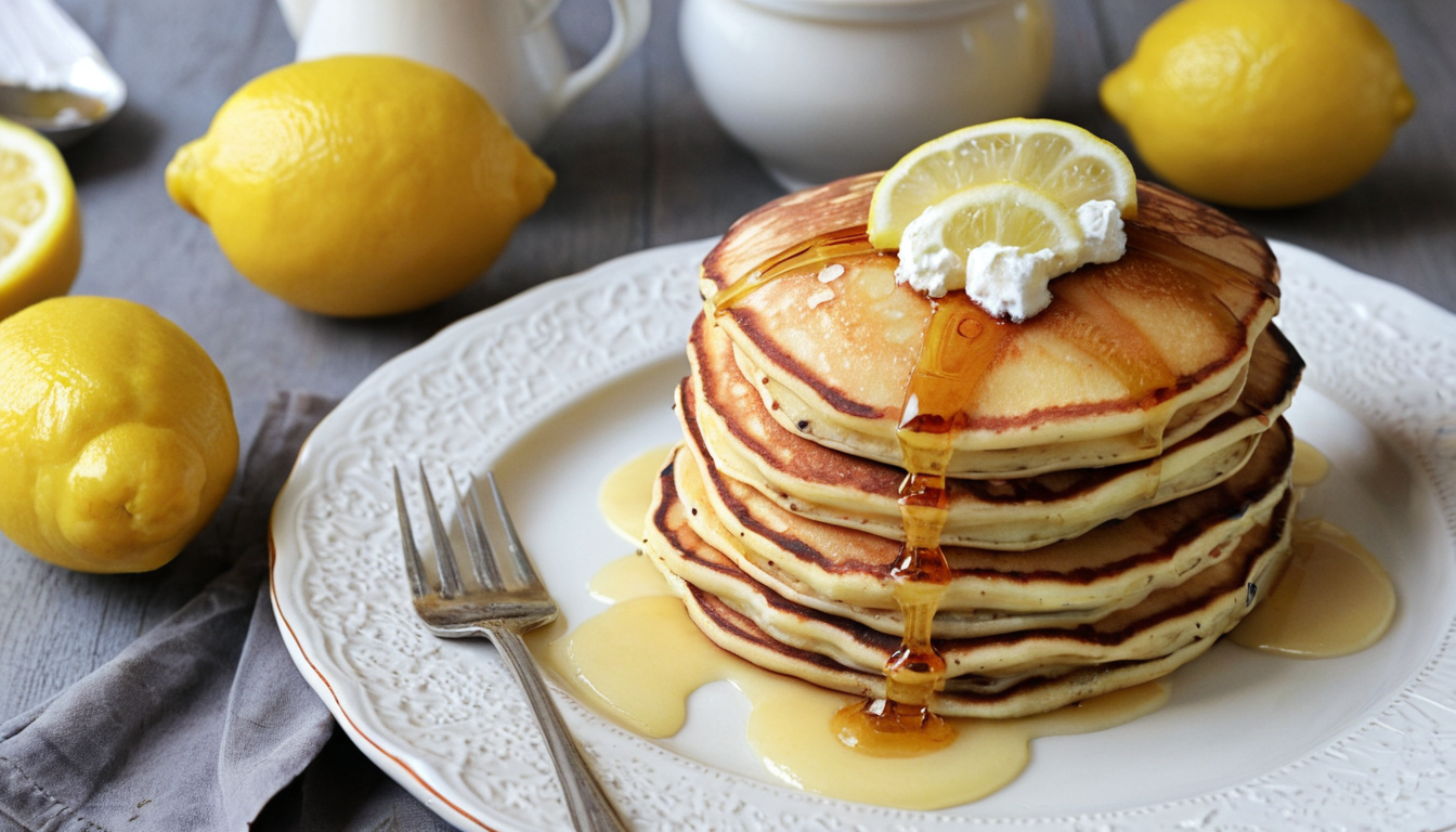 lemon ricotta pancakes Can I use lemon juice instead of baking powder in pancakes? What does adding an extra egg to pancakes do? What is lemon ricotta made of? lemon ricotta cheese pancakes lemon ricotta pancakes recipe lemon blueberry pancakes ricotta lemon blueberry ricotta pancakes What is the secret of amazing pancakes? How much lemon juice to replace baking powder? What makes pancakes fluffy and helps them rise? Can I use milk instead of water in pancake mix? Why do restaurants put pancake batter in eggs? What happens if you add an extra egg to a box cake mix? Why use an egg with ricotta cheese? Is ricotta the healthiest cheese? Can you freeze lemon ricotta cheese? What makes restaurant pancakes taste so good? How to make Queen Elizabeth pancakes? Is it better to cook pancakes with butter or oil? Is baking soda or powder better for fluffy pancakes? What is cream of tartar made of? How much vanilla extract to use in pancakes? how to make lemon ricotta pancakes