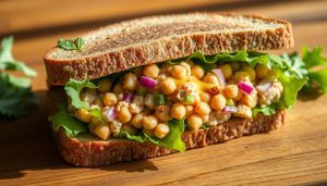 chickpea salad sandwich chickpea salad sandwich recipe chickpea salad sandwiches vegan chickpea salad sandwich chickpea salad recipe sandwich What are the ingredients of a chickpea salad sandwich? What pairs well with chickpea salad? Can you put chickpeas in a sandwich? Can I eat chickpea salad every day? How to make Dilly chickpea salad sandwiches? What's the difference between garbanzo beans and chickpeas? What kind of dressing do you put on chickpea salad? Are canned chickpeas healthy? How long will chickpea salad last in the fridge? Can you eat chickpeas straight from the can to a salad? Why can't my stomach handle chickpeas? What's in a muffuletta sandwich? When should you not eat chickpeas? Are chickpeas carbs or protein? What are the benefits of chickpea salad? What are the main ingredients in chickpeas? What's in chickpea salad? How to make hummus sandwich? How many calories are in a chickpea salad sandwich?