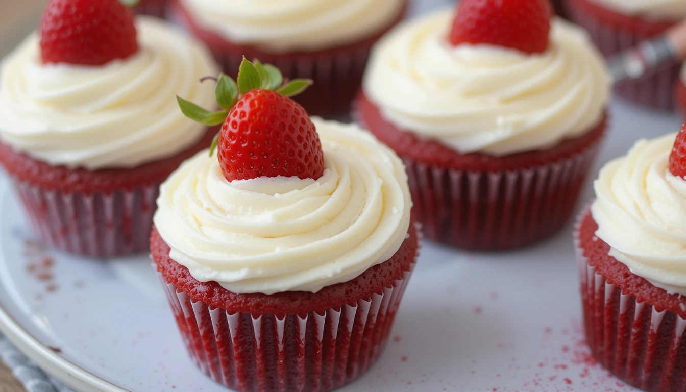 Strawberry Cheesecake Red Velvet Cupcakes How to Make Cheesecake Red Velvet Cupcakes Delicious Red Velvet Cheesecake Cups Recipe Red Velvet Cheesecake Cup Recipe for Easy Desserts The Best Red Velvet Cake Recipe Delicious Red Velvet Cupcakes Recipe for Baking Lovers Red Velvet Strawberry Cheesecake Cupcakes Near You Red Velvet Cheesecake Bites: A Holiday Treat Strawberry Red Velvet Cupcakes Red Velvet Cheesecake Cupcakes What is the nickname for red velvet cake? Why do you put vinegar in red velvet cake? Do red velvet cupcakes with cream cheese frosting need to be refrigerated? Are red velvet cupcakes popular? Delicious Red Velvet Peekaboo Cupcakes for Valentine's What does red velvet cake symbolize? Delicious Red Velvet Biscoff Cupcakes Recipe Delicious Red Velvet Cupcakes with Cream Cheese Frosting Bailey's Red Velvet Cupcakes: Easy Recipe! What is the fancy name for strawberry cake? What is the best cocoa for red velvet cake? Can I use lemon juice instead of vinegar in red velvet cake? Why is it called red velvet? What frosting goes best with red velvet cupcakes? Can you use apple cider vinegar in red velvet cupcakes? How do you make thick icing?