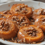 Fondant Sweet Potatoes with Maple Butter Pecan Sauce