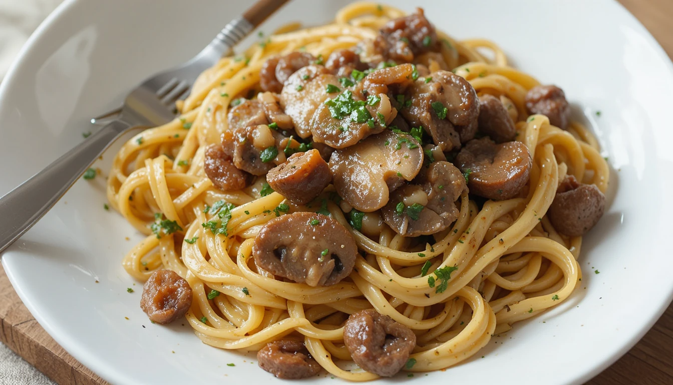 Tagliatelle with Mushrooms & Italian Sausage Tagliatelle Sausage and Mushroom Pasta Sausage and Mushroom Pasta from Italy Tagliatelle with Sausage Mushroom Cream Sauce What do Italians eat with tagliatelle? What is the Italian pasta with mushrooms called? Tagliatelle with Brown mushrooms and Italian sausage What does tagliatelle mean in Italian? What's the best pasta shape for sausage & mushroom? How do Italians eat tagliatelle? How many balls of tagliatelle per person? Do Italians put mushrooms on pasta? What is the name of Italian pasta with sausage? What is scooby doo pasta? Which pasta means little worms in Italian? What is the best cheese for tagliatelle? What is the proper way to serve tagliatelle? Italian Sausage Pasta with Mushroom Tagliatelle with Sausage Mushroom Cream Sauce Recipe Creamy Pasta with Sausage and Mushrooms Tagliatelle with mushrooms & italian sausage and cream Tagliatelle with mushrooms & italian sausage no cream Easy tagliatelle with mushrooms & italian sausage Creamy tagliatelle with mushrooms & italian sausage Sausage mushroom pasta no cream sausage, mushroom pasta tomato Italian sausage and mushroom recipes Tagliatelle with sausage and mushrooms Creamy Tagliatelle with Mushrooms & Italian Sausage – A True Italian Comfort Dish Authentic Italian Tagliatelle with Sausage and Mushrooms You’ll Make Again and Again Easy Tagliatelle Recipe with Italian Sausage & Creamy Mushroom Sauce Rich and Creamy Tagliatelle with Sausage and Mushrooms – A Restaurant-Quality Meal at Home Tagliatelle with Italian Sausage & Wild Mushrooms – Classic Tuscan Pasta Dinner Italian Sausage and Mushroom Tagliatelle – A Hearty Weeknight Pasta Recipe Creamy Mushroom and Sausage Tagliatelle – The Ultimate Comfort Pasta Tagliatelle with Sausage & Mushrooms in Cream Sauce – Simple Yet Elegant Rustic Tagliatelle Pasta with Sausage, Mushrooms, and Parmesan Cream Italian Tagliatelle with Sausage and Porcini Mushrooms – A Rich, Flavorful Pasta Dish Easy Homemade Tagliatelle with Sausage and Mushroom Cream Sauce Creamy Sausage Mushroom Tagliatelle – Comforting Italian Dinner Recipe Tagliatelle alla Salsiccia e Funghi – Classic Italian Sausage & Mushroom Pasta One-Pan Tagliatelle with Mushrooms and Italian Sausage – Quick & Delicious Decadent Tagliatelle with Creamy Mushroom and Sausage Sauce Tagliatelle with Italian Sausage and Garlic Mushroom Sauce – A Flavor Explosion! Pasta Lovers’ Dream: Tagliatelle with Italian Sausage and Wild Mushrooms Creamy Tagliatelle with Sausage & Mushrooms – A Cozy Italian Dinner Recipe Italian Sausage Tagliatelle with Creamy Mushroom Sauce – Easy Gourmet Pasta Simple & Delicious Tagliatelle with Mushrooms and Italian Sausage Restaurant-Style Tagliatelle with Italian Sausage and Mushroom Cream Sauce Best Creamy Tagliatelle Pasta with Sausage and Mushrooms – Family Favorite! Traditional Tagliatelle with Mushrooms & Sausage – A Classic Italian Recipe Quick Weeknight Dinner: Tagliatelle with Italian Sausage and Creamy Mushrooms Tagliatelle with Sausage and Mushrooms – Comfort Food the Italian Way Rich Tagliatelle with Italian Sausage and Mushroom Sauce – A Perfect Fall Pasta Homemade Tagliatelle Pasta with Italian Sausage and Creamy Mushroom Sauce Tagliatelle with Sausage, Mushrooms & Parmesan – Irresistibly Creamy and Flavorful Tagliatelle with mushrooms Italian sausage pasta Creamy mushroom sauce Easy pasta recipe Homemade Italian pasta Comfort food dinner Weeknight pasta recipe Traditional Italian dish One-pan pasta Tuscan pasta
