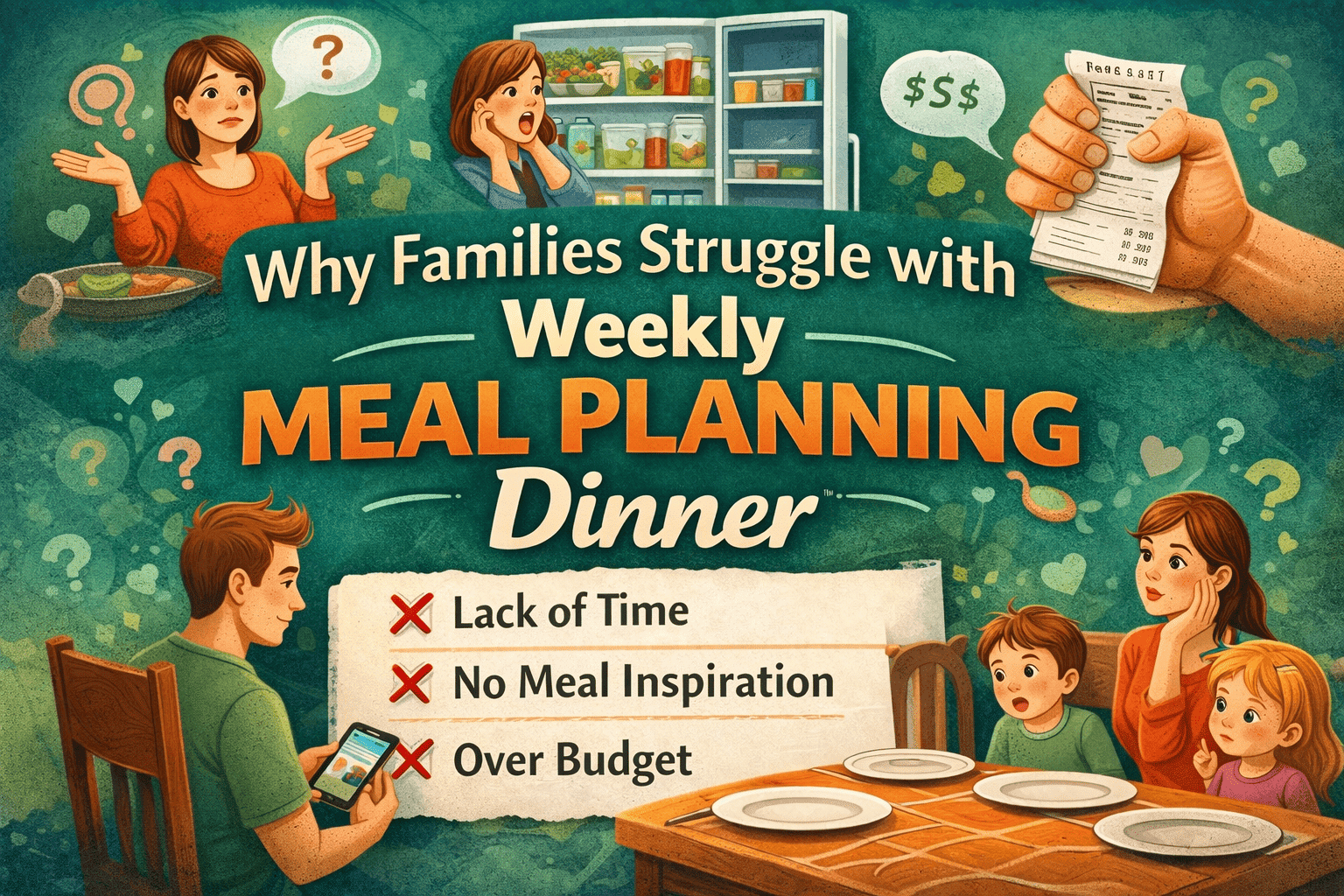 Every family knows this stress: What’s for dinner tonight? You’re tired. The kids are hungry. Time is short. The fridge looks empty. You end up ordering takeout, overspending, or cooking the same boring meals again and again. Meal planning feels overwhelming — but it doesn’t have to be. family meal planner weekly family meal plan 7 day meal plan for families meal planning for busy parents budget family meals easy family dinners healthy family meal plan PDF Meal planning isn’t about complicated diets or expensive ingredients. It’s about simple systems that save time, money, and energy — while keeping your family healthy and happy. That’s exactly why we created the 7-Day Family Meal Planner PDF — a done-for-you weekly system that removes stress from your kitchen forever. 7 full days of family-friendly meals ✅ Breakfast, lunch & dinner ideas ✅ Budget-friendly ingredients ✅ Kid-approved recipes ✅ Quick prep meals ✅ Balanced nutrition ✅ Simple grocery list ✅ Weekly structure ✅ No guesswork ✅ No stress ✅ No wasted food This isn’t just recipes — it’s a family food system. Simple Weekly Meal Planning Guide for Families – Healthy, Fast & Budget-Friendly How to Plan Family Meals for the Week Without Stress (Done-for-You PDF) Imagine opening your fridge and already knowing what to cook. Imagine stress-free evenings. Imagine your kids loving dinner again. Imagine saving money every week. That’s what the 7-Day Family Meal Planner PDF gives you. No thinking. No stress. No confusion. Just simple, organized, family-friendly meals — done for you. Hundreds of families are already using this system to simplify their weekly meals Before: Daily stress Constant takeout Overspending No planning Food waste Family complaining about meals After: Calm evenings Organized kitchen Planned meals Lower grocery bills Happy kids Healthy routines More family time More energy Less stress This is the difference between chaos and control.