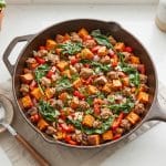Sweet potato sausage skillet One-pan dinner recipes Sheet pan sausage and sweet potatoes High-protein comfort food Easy weeknight dinners 30-minute meals Air fryer sweet potato recipes Meal prep bowls Gluten-free dinner ideas Budget-friendly dinner recipes Sausage and sweet potato hash High-protein breakfast ideas Whole30 dinner recipes Fall comfort food recipes Freezer-friendly meals Stuffed sweet potato recipes Cajun sausage recipes One-pot soup recipes Clean eating dinner ideas Make-ahead breakfast casserole